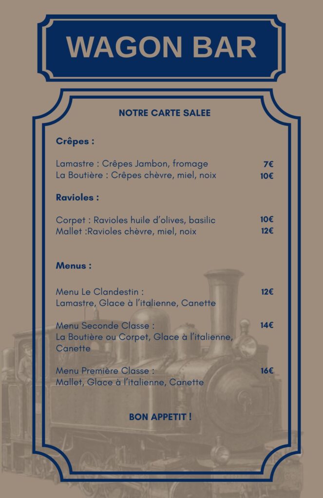 Carte Buvette 2